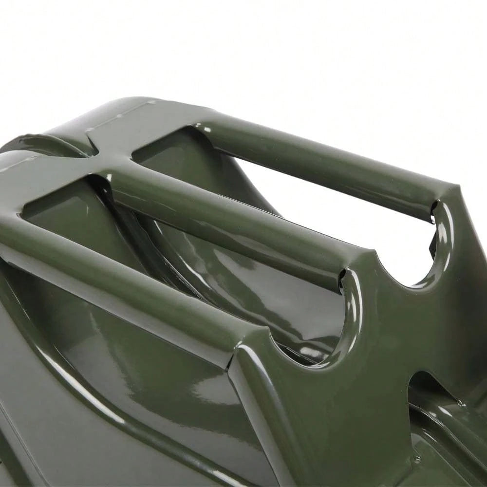 10L Iron Oil Drum (0.8mm Thickness), American Style, Green