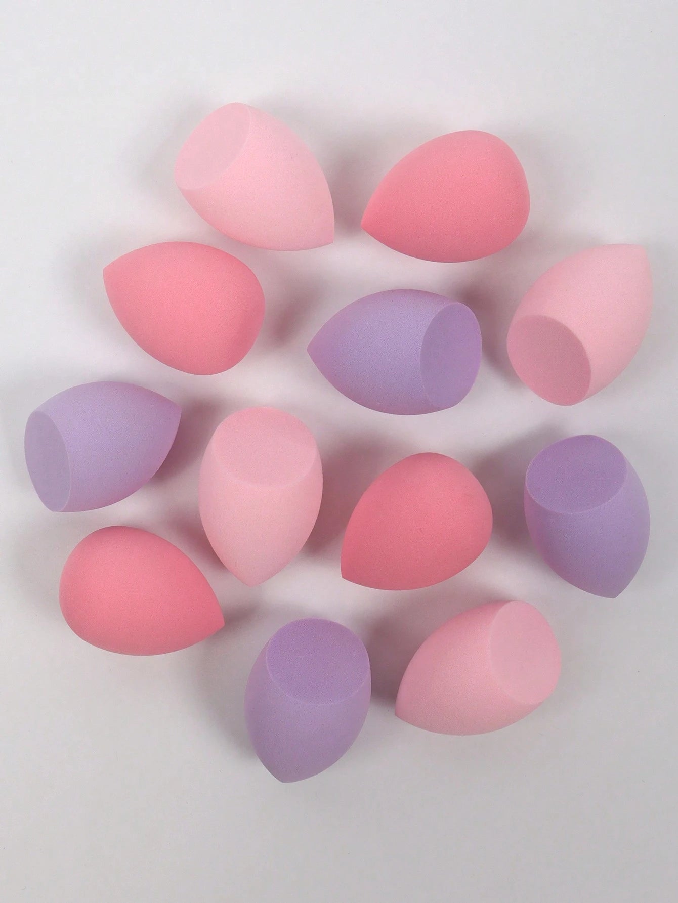 12pcs Medium-Sized Beauty Sponges, Makeup Blender For Blending Liquid, Cream, And Powder, Multi-Colored Latex-Free Wet And Dry Foundation Cosmetic Sponge, Suitable For All Skin Types,Makeup,Cheap,Room