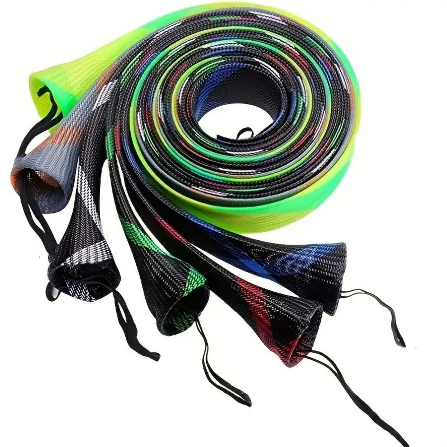 170cm 35mm/67in 1.4in Fishing Rod Sleeve, Reusable Woven Mesh Telescopic Fishing Rod Protective Cover, Fishing Tool Accessory