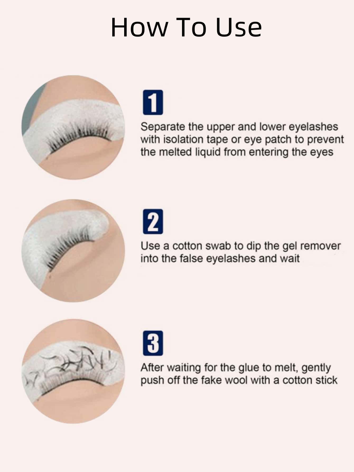 Asiteo 1pc 5g Eyelash Extension Glue Remover Non-Irritating For DIY Lash Clusters Quick Removing Grafted Eyelashes Make Up Tool Lash Glue, Eyelash Glue