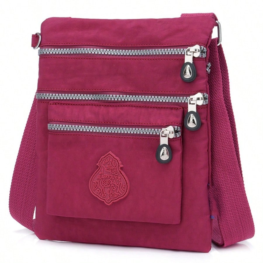 Casual Nylon Wallet Small Crossbody Bag Shoulder Bag Women's Multi-Pocket Zipper Envelope Bag