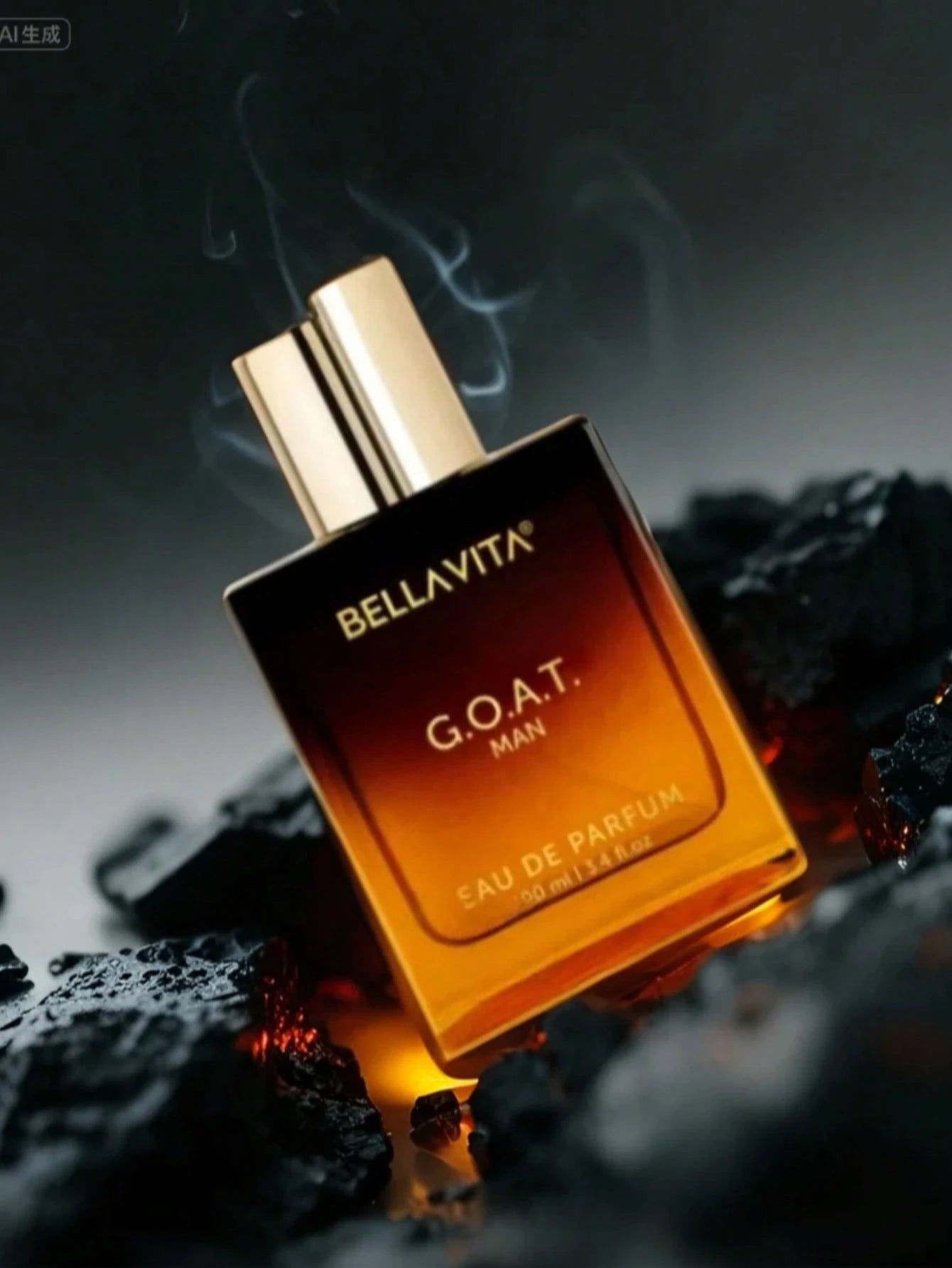 Goat Man BellaVita Unisex 100ml/3.4oz EDP For Men And Women, Long Lasting Perfume Cologne, Premium Fragrance For Daily Wear, Evening, Travel And Gift