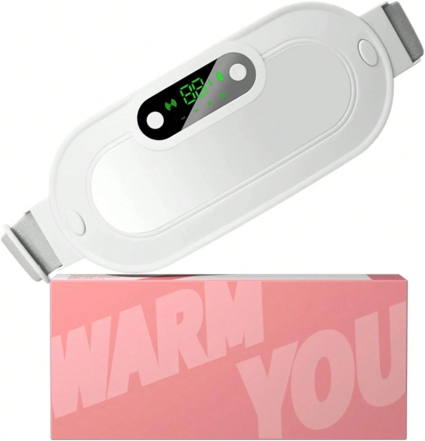 Heating Massage Warm Belt, Vibrating Hot Compress Abdominal Massage Device, Household Lumbar Support.