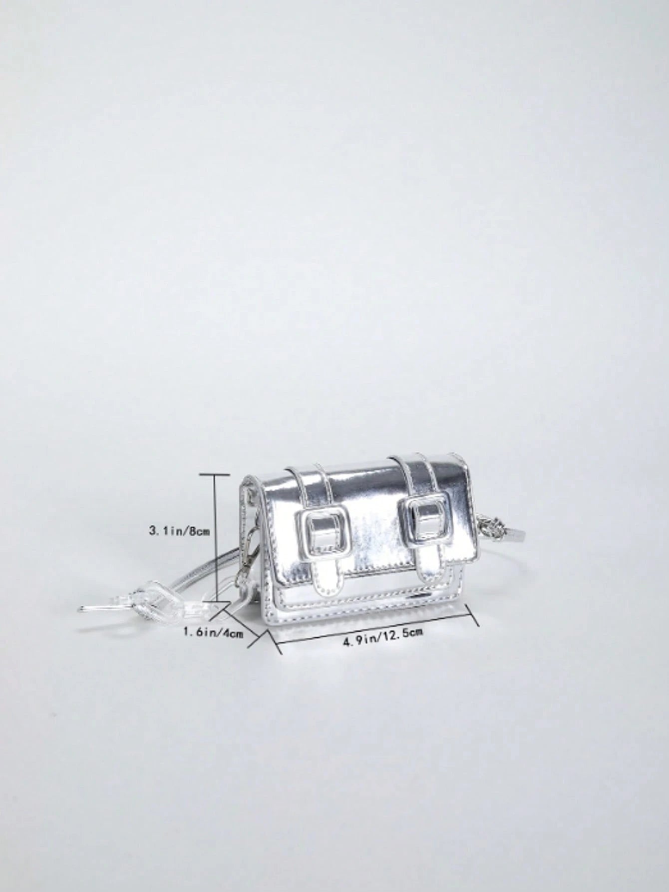 New Mini Square Bag For Spring/Summer, Decorated With Belt, Flap Opening, Chain & Belt Strap, Small Capacity Lightweight Minimalist Crossbody Bag