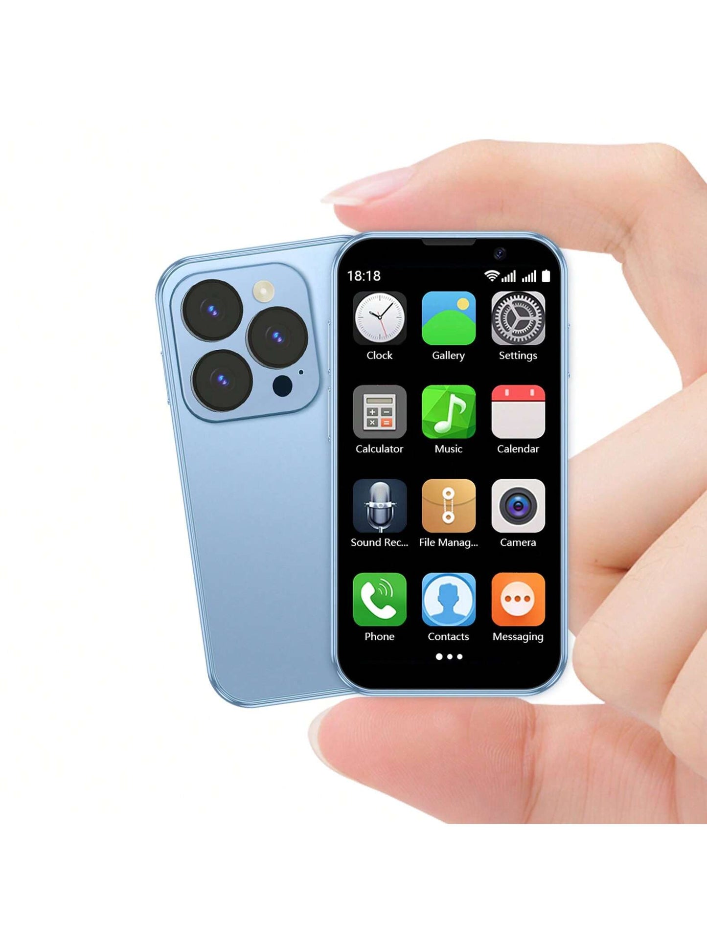 SOYES 3G Mini Smartphone, 2GB+16GB, Android Phone, 3.0 HD Screen, WiFi, Pocket Phone, Ideal Gift For Student, Easy To Use, Mini Phone, Enjoy Music, TV And Games To The Fullest!Halloween Gift.Halloween