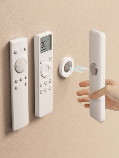 1/2/10cs Magnetic Remote Control Holder - Remote Organizer, Floating Wall Mount, Hole-Free Installation, Silicone Remote Control Holder Wall Mount, TV And Tool Rack, Suitable For Back To School Season
