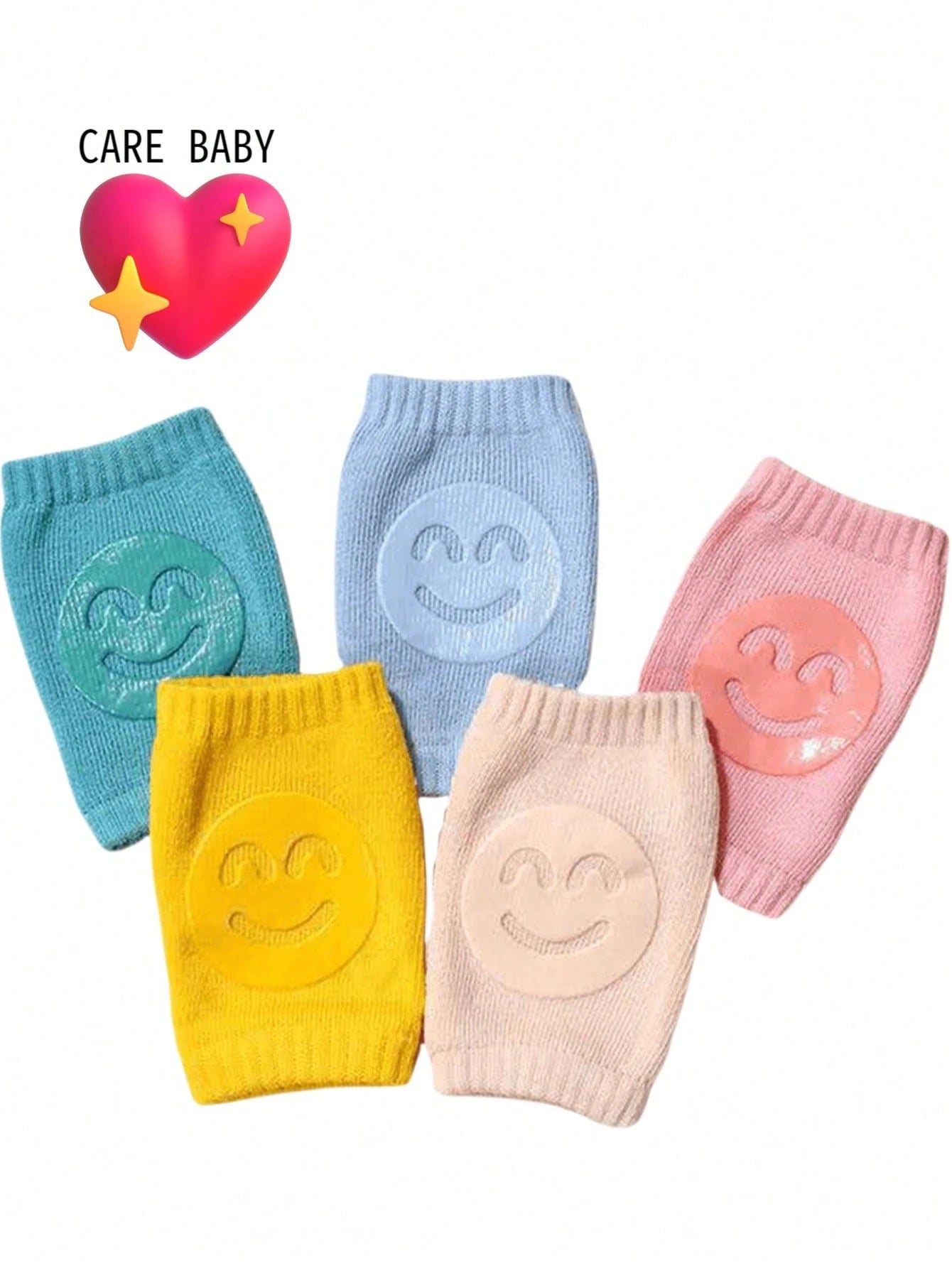 1/2/3/5/10 Pairs Baby Knee Pads, Crawling Leg Protectors, Walking Aids, Children Anti-Slip Toddler Knee Pads, Baby Elbow Socks, Crawling Knee Pads