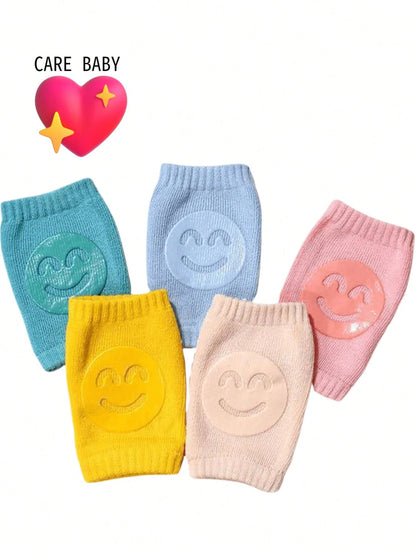 1/2/3/5/10 Pairs Baby Knee Pads, Crawling Leg Protectors, Walking Aids, Children Anti-Slip Toddler Knee Pads, Baby Elbow Socks, Crawling Knee Pads