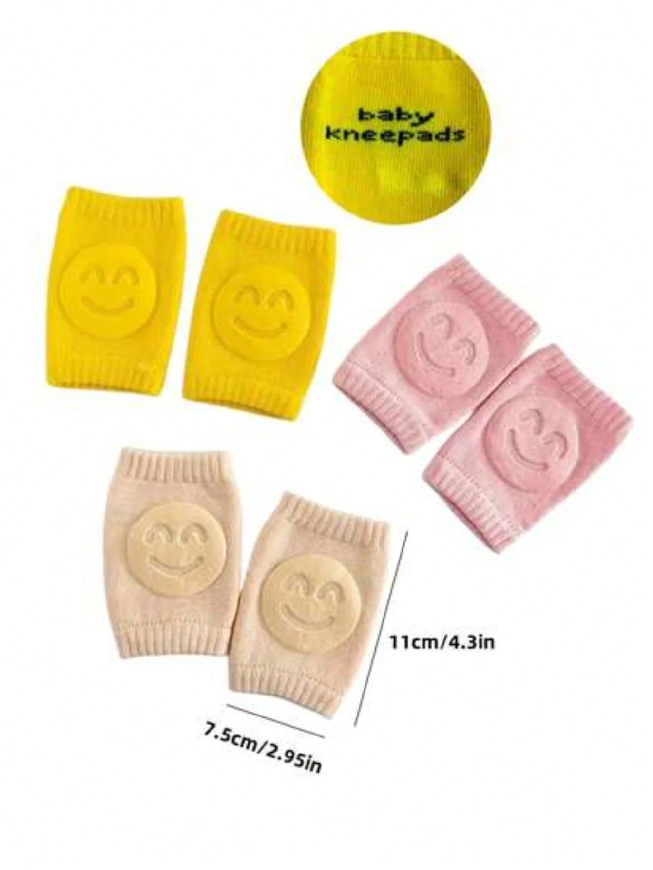 1/2/3/5/10 Pairs Baby Knee Pads, Crawling Leg Protectors, Walking Aids, Children Anti-Slip Toddler Knee Pads, Baby Elbow Socks, Crawling Knee Pads