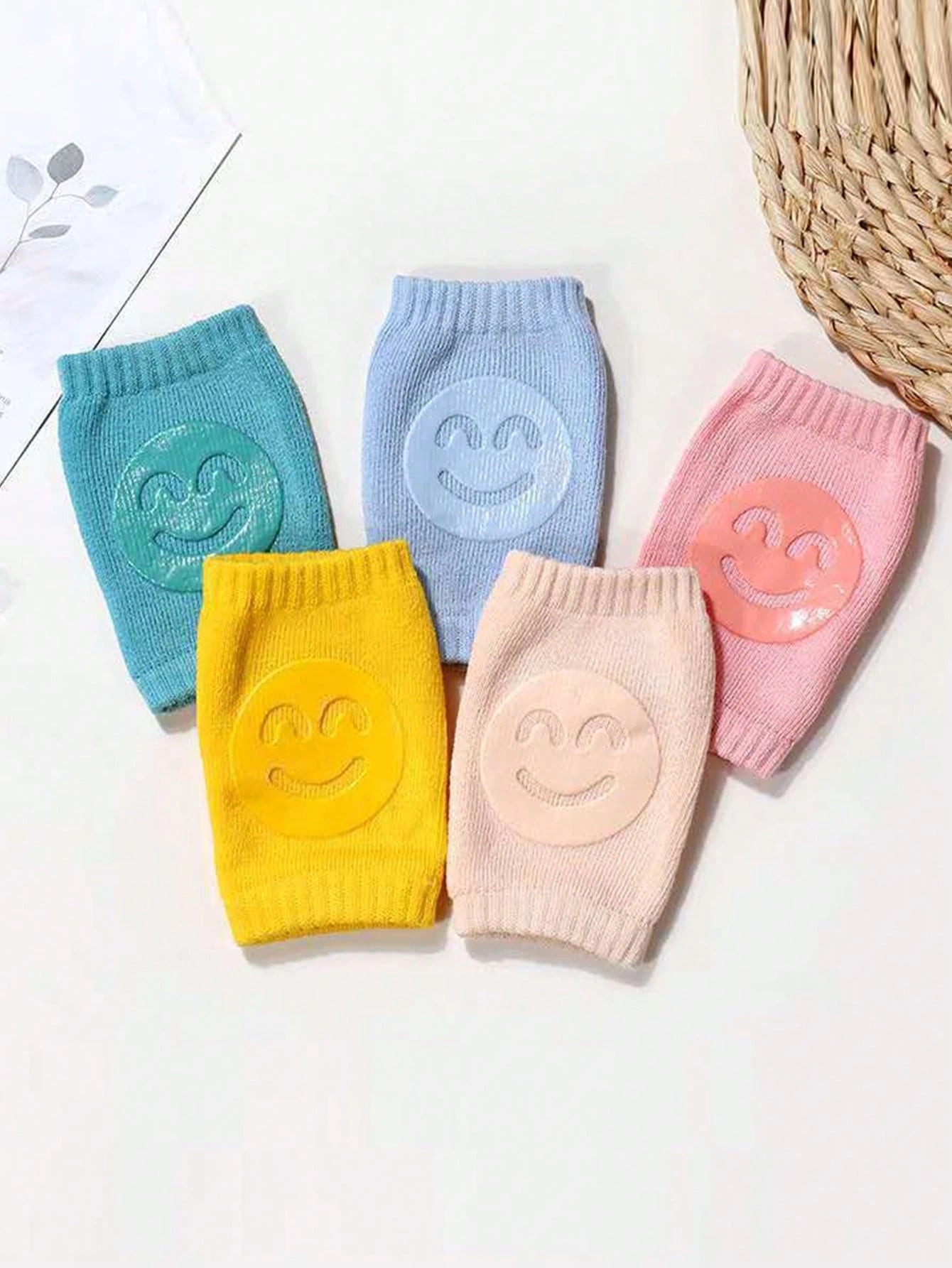 1/2/3/5/10 Pairs Baby Knee Pads, Crawling Leg Protectors, Walking Aids, Children Anti-Slip Toddler Knee Pads, Baby Elbow Socks, Crawling Knee Pads