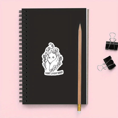 1/2/5 Pcs Hand-Held Fire Demon, Representing Love And Life, Also Implies That Love Brings Responsibility, Pain And Struggle Vinyl Sticker- Durable Matte End, Self-Adhesive Bumper Sticker, Suitable Fo