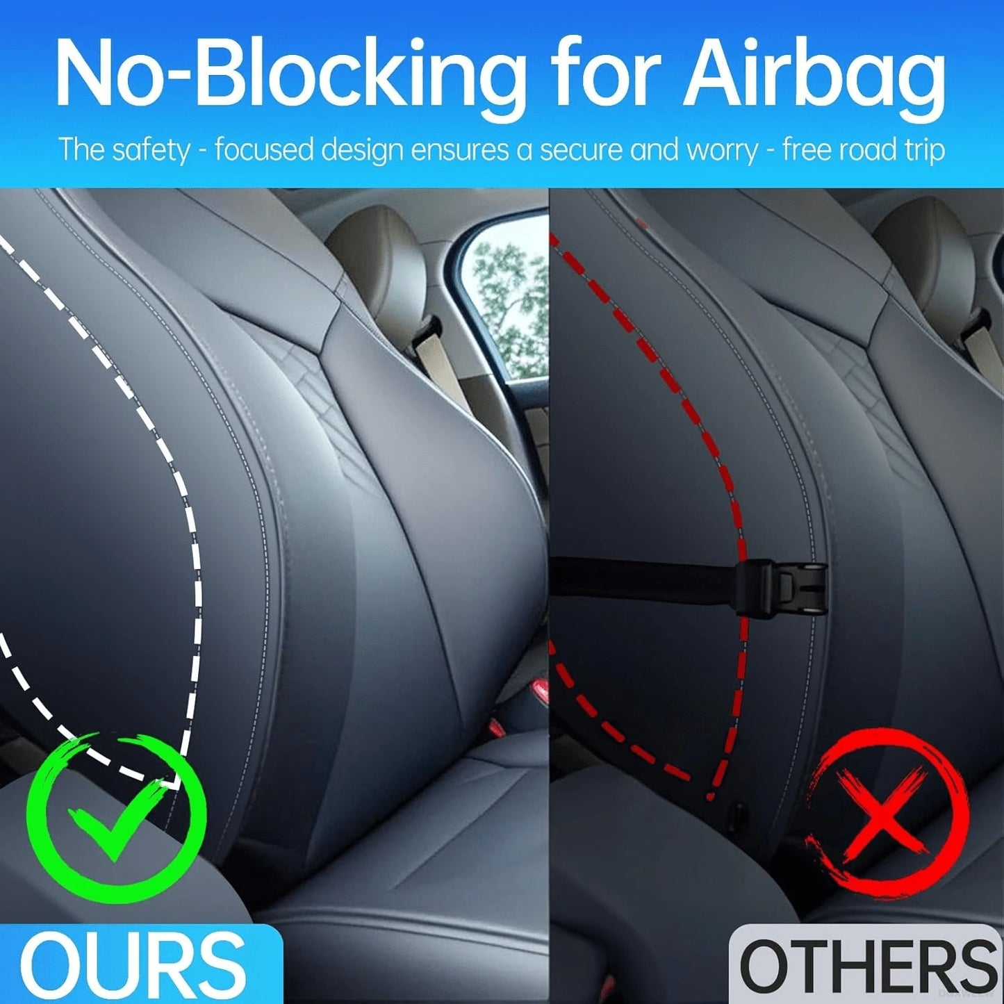 1/2pcs Car Seat Back Organizer, Waterproof Kick Mats With Storage Pockets, Universal Travel Accessories For Family