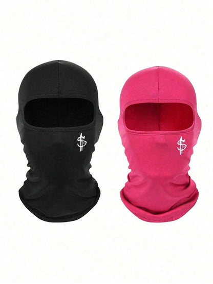 1/2pcs Unisex Balaclava Ski Mask, Face Cover For Cycling, Skiing, Outdoor Activities, Suitable For Daily Use, Travel, Hiking, Skiing