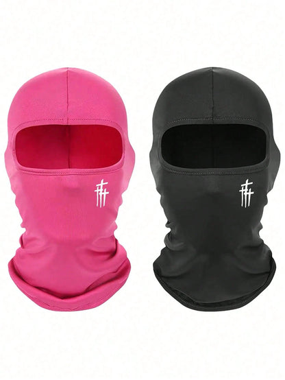 1/2pcs Unisex Balaclava Ski Mask, Face Cover For Cycling, Skiing, Outdoor Activities, Suitable For Daily Use, Travel, Hiking, Skiing