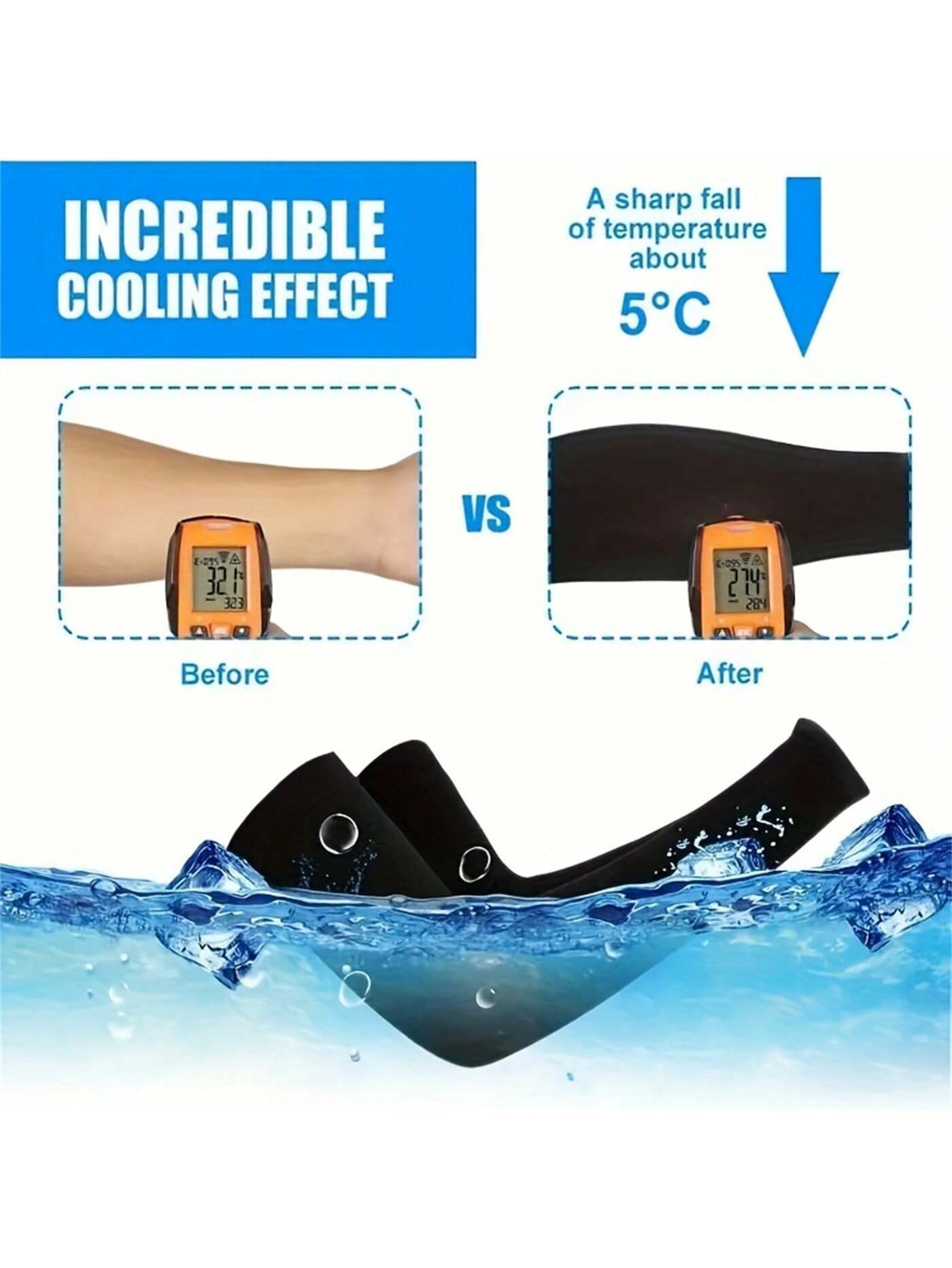 1~5pairs Arm Guard Sleeve Warmer Men Sports Sleeves Sun UV Protection Hand Cover Support Running Fishing Cycling Ski Arm Warmers Autumn Outfits Halloween Costumes Black Arm Sleeve Gifts For Men,Summer