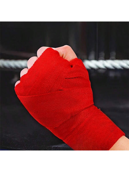 1 Pair Boxing Hand Wraps For Men And Women Adults, Combat Sports Hand Protection Elastic Hand Wraps, Suitable For Muay Thai, Taekwondo, Boxing Training (Non-Elastic)