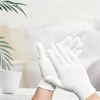 1 Pair White Gloves, Thin Fabric Jewelry Working Gloves, Wholesale Gardening, Labor Protection Gloves