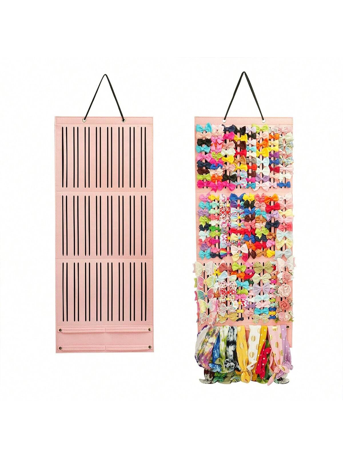 1 Pc Baby Girl Hair Bows Holder, Hair Clips Storage Hanger For Ribbons, Hair Bows Organizer, Baby Hair Clip Storage Display Sturdy Stand Love Valentine