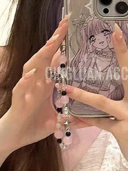1 Piece Cute Phone Charms Beaded Phone Strap Aesthetic Y2K Cell Phone Keychain Cute Butterfly Heart Cool Phone Charm For Phone Bag Keychain Camera Pendants Decor Gifts For Mother, Family, Friends, Bir