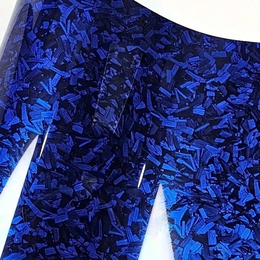 1 Roll Car PET Carbon Fiber Color Change Film, One-Time Self-Adhesive Bubble-Free Hydrophobic Film, UV Resistant, Waterproof, No Residue After Removal