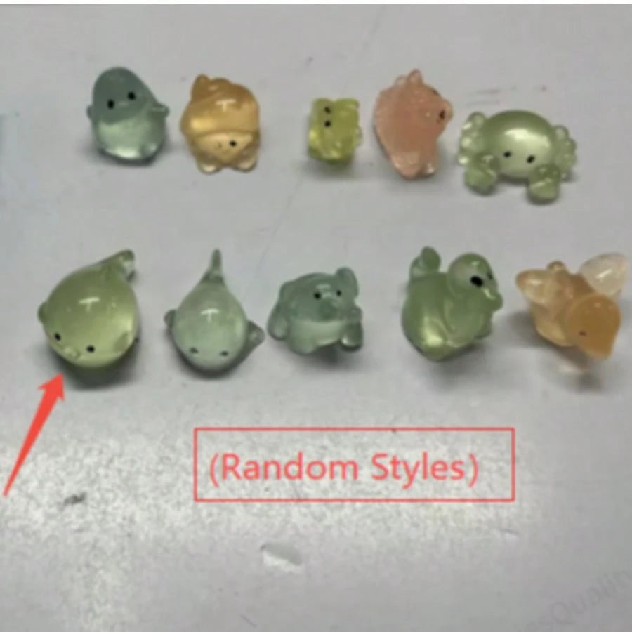 10/20/30/40/50pcs Glow-In-The-Dark 3D Animal Toys Mystery Gift Pack- Unique DIY Crafts And Party Favors (Random)