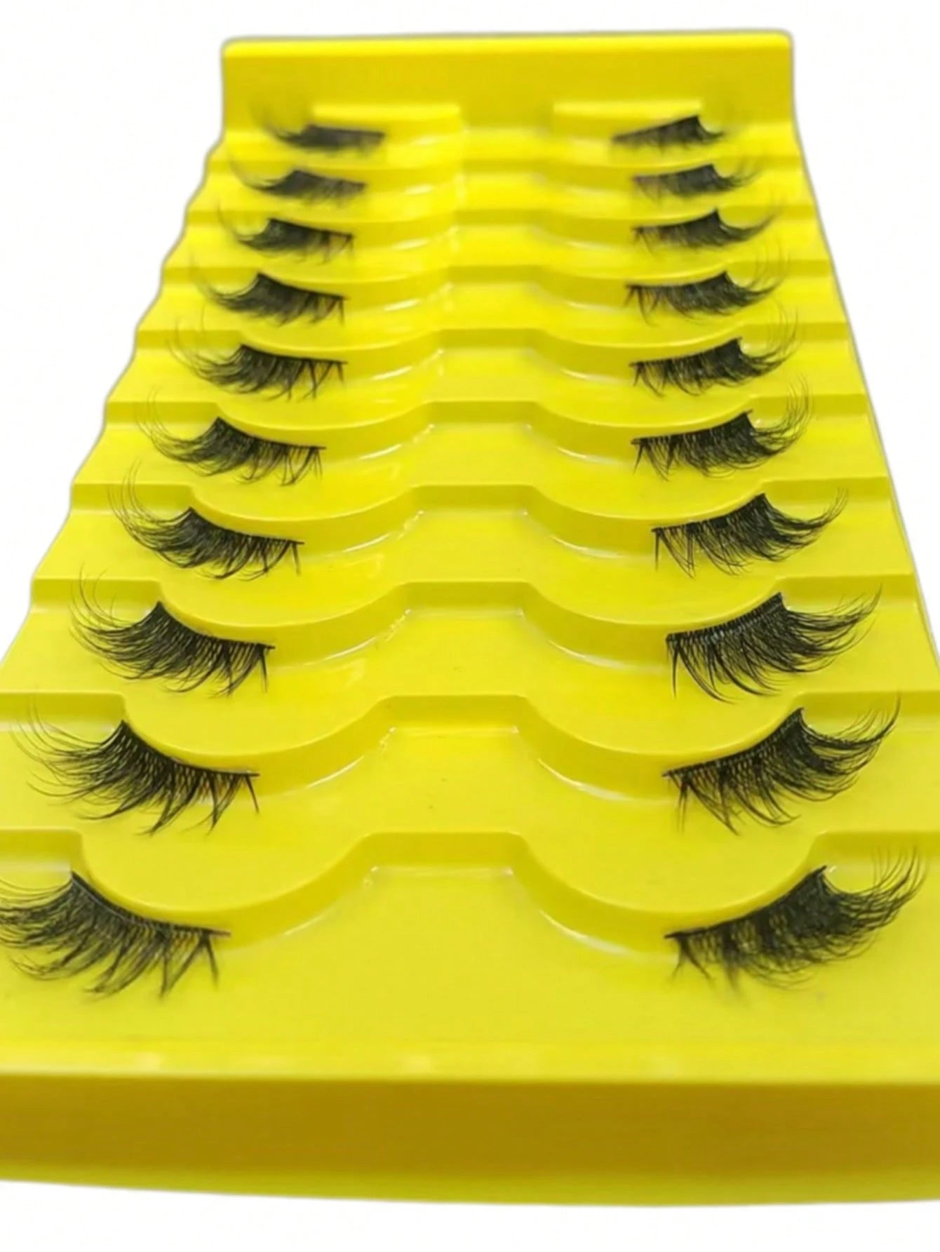 10 Pairs Half-Length Criss-Cross False Eyelashes, Black Band, Cat Eye False Eyelashes, Natural Curl Short Soft 3D Faux Mink False Eyelashes, Create Natural Makeup Look, Strip False Eyelashes, Eyelashe
