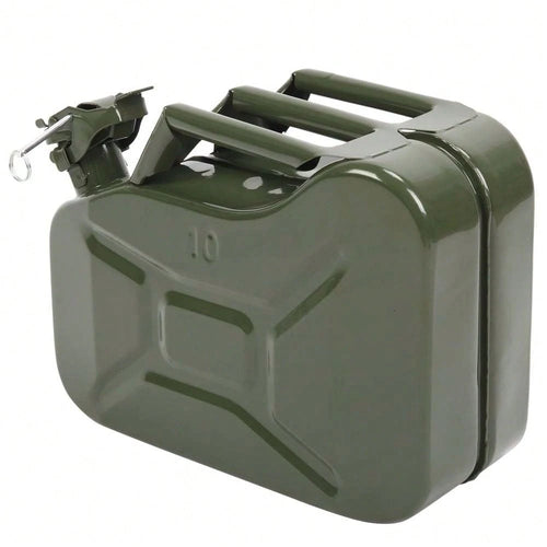 10L Iron Oil Drum (0.8mm Thickness), American Style, Green