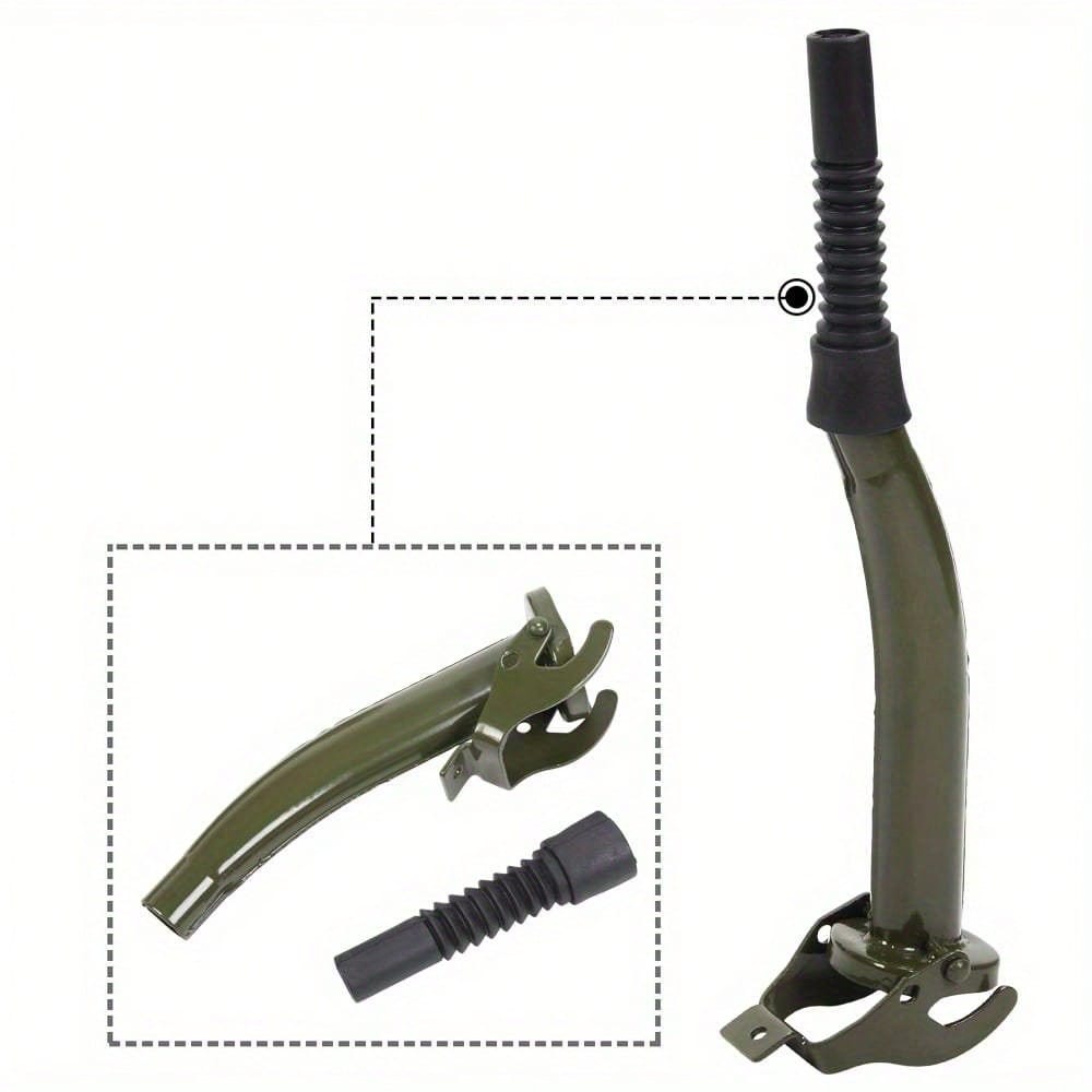 10L Iron Oil Drum (0.8mm Thickness), American Style, Green