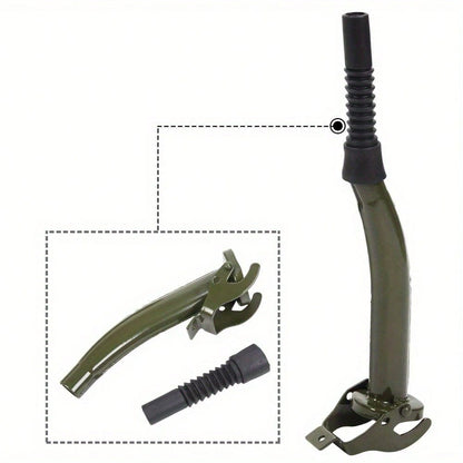 10L Iron Oil Drum (0.8mm Thickness), American Style, Green