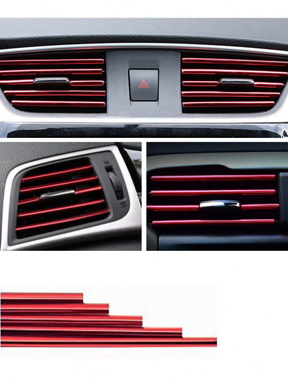 10Pcs Solid Pvc Car Air Outlet Accessory Car Accessories Interior