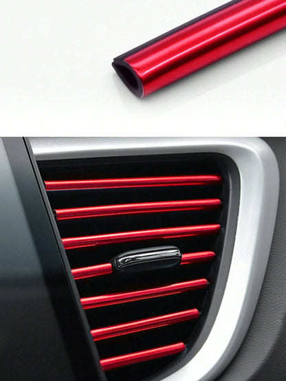 10Pcs Solid Pvc Car Air Outlet Accessory Car Accessories Interior