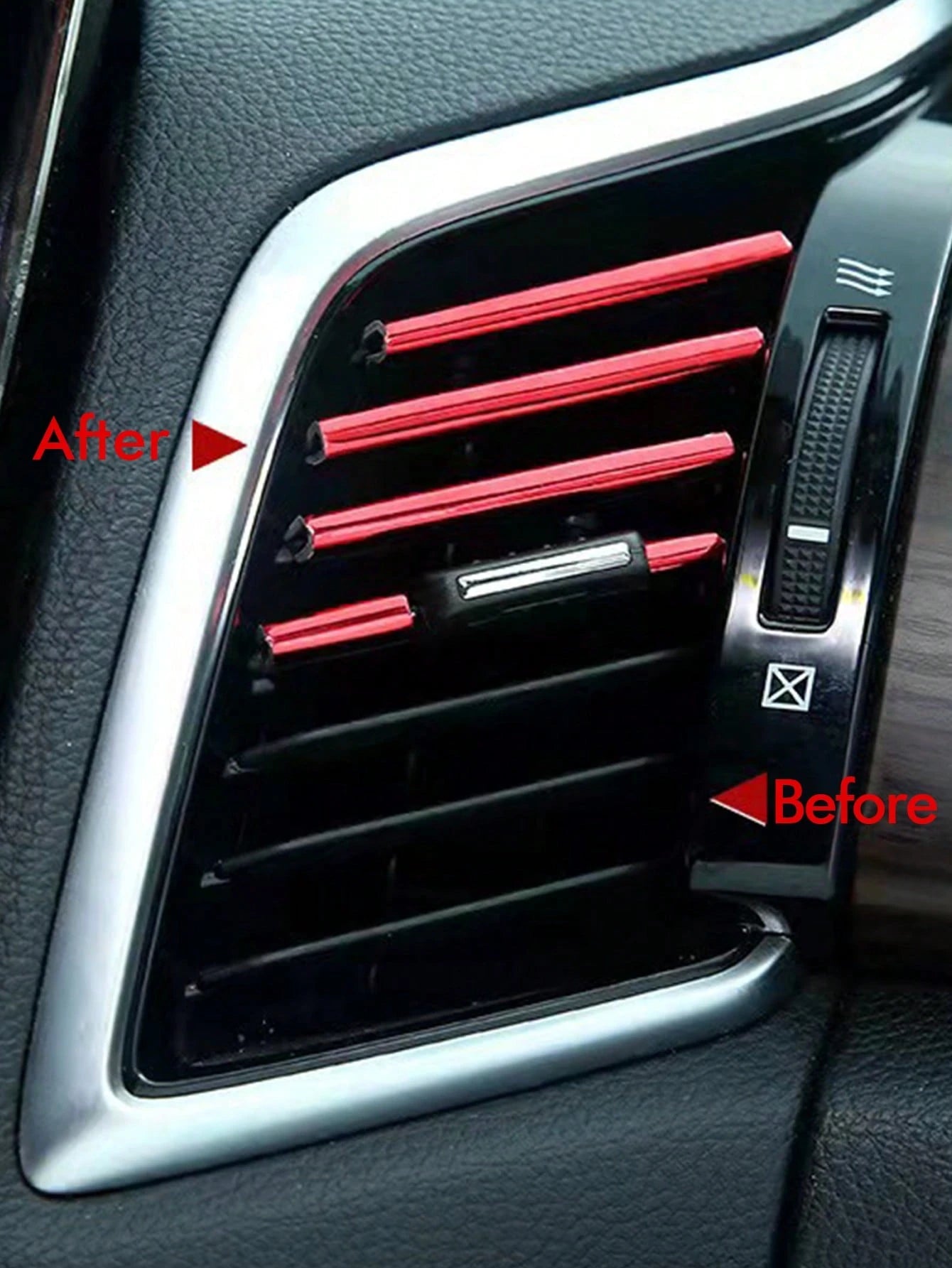10Pcs Solid Pvc Car Air Outlet Accessory Car Accessories Interior