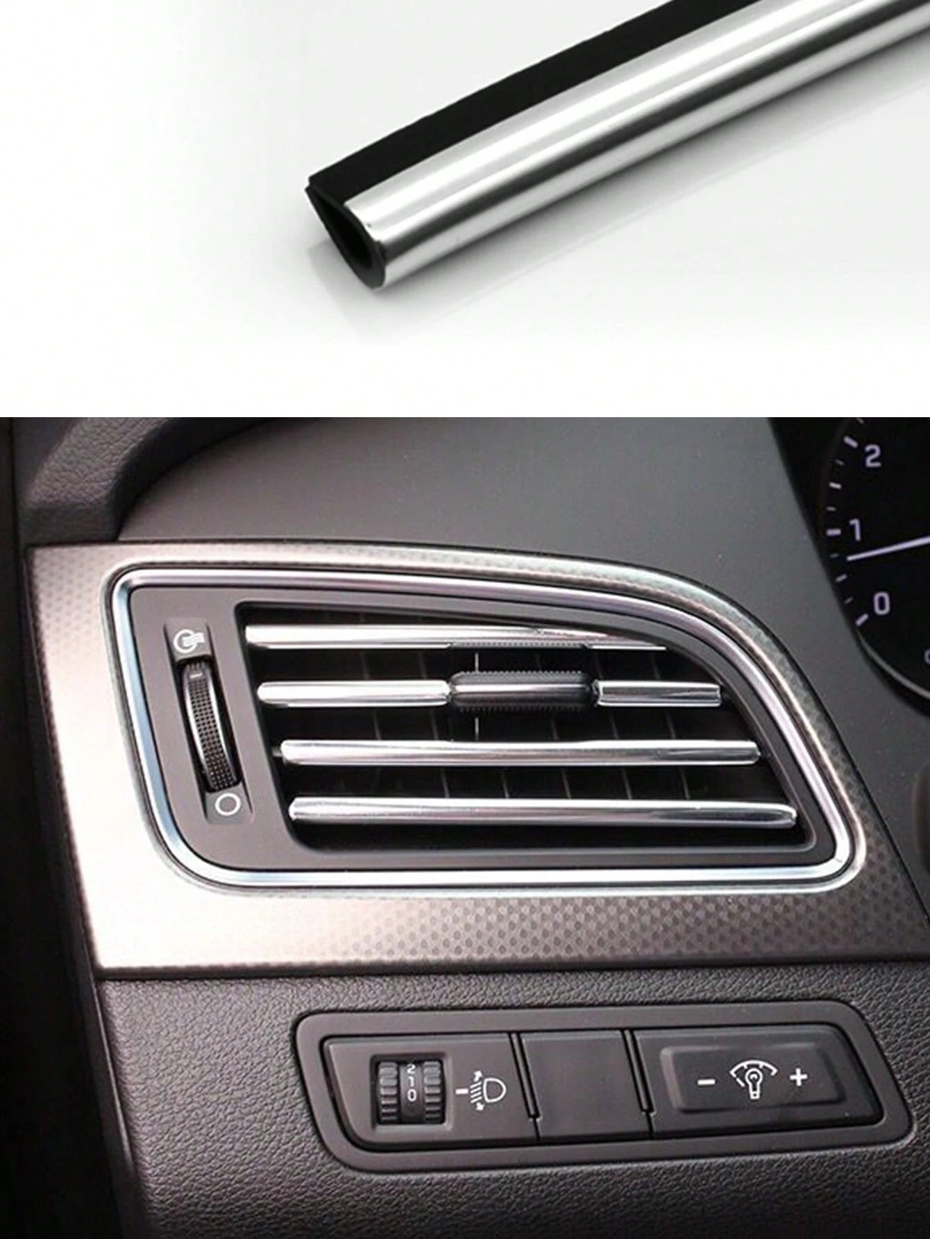 10Pcs Solid Pvc Car Air Outlet Accessory Car Accessories Interior