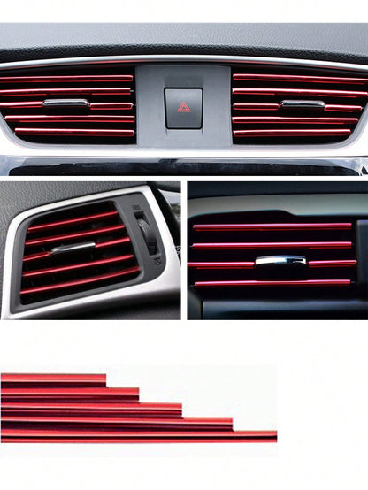 10Pcs Solid Pvc Car Air Outlet Accessory Car Accessories Interior
