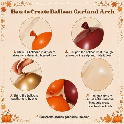 116 Pcs Wine Red Autumn Balloon Arch Set Golden Burgundy Balloons In Burnt Orange Color, Thanksgiving Baby Shower, Wedding Birthday Party Decorations