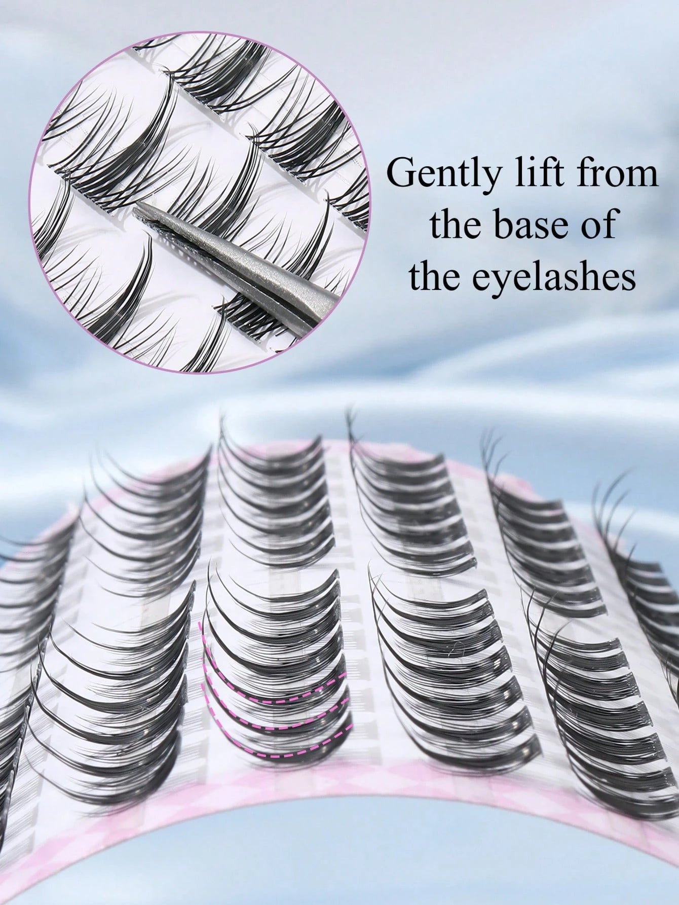 120pcs Sunflower False Eyelashes, Cartoon Sunflower Design, Enhance Eye Makeup Effect, Reusable