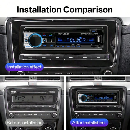 12V Car Radio Stereo MP3 Player Digital Bluetooth 60Wx4 Audio Music USB/FM