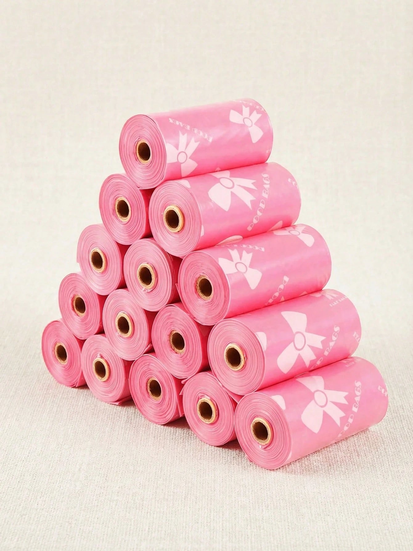 15/60/120pcs Thickened Pet Waste Bags, Pet Cleaning, Leak-Proof PE Trash Bags, Unique Pattern, Beautiful Colors For Dogs And Cats, Multi-Purpose Cleaning Bags, Holiday Gift And Christmas Surprise