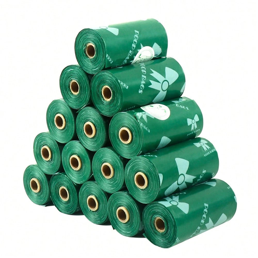 15/60/120pcs Thickened Pet Waste Bags, Pet Cleaning, Leak-Proof PE Trash Bags, Unique Pattern, Beautiful Colors For Dogs And Cats, Multi-Purpose Cleaning Bags, Holiday Gift And Christmas Surprise