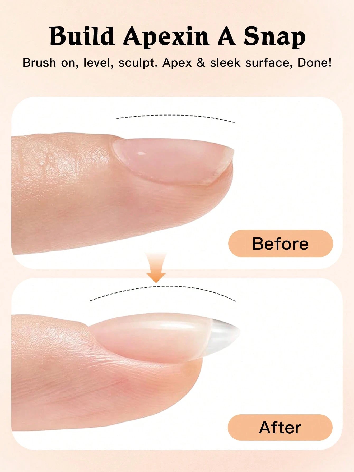 15ML Clear Builder Gel Nail Polish, Strengthening Gel, Extension Gel, Base Gel, 1 Bottle, Soak-Off Free, UV LED Gel Nail Extension