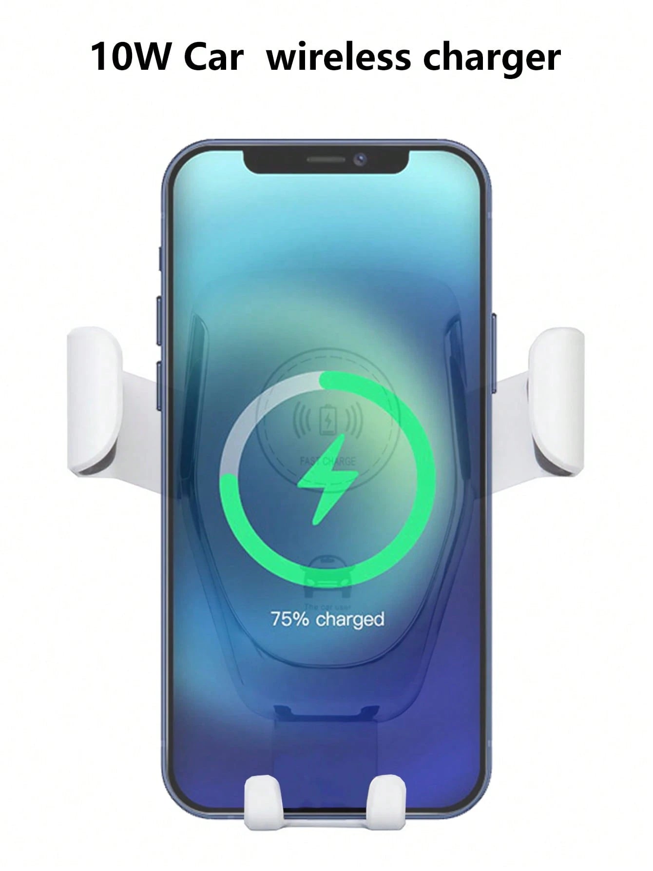 15W Gravity Sensing Wireless Car Charger, Compatible With Apple, Android QI Standard Phones With Wireless Charging Function, IPhone8/X/11/12/13/14/15/16/17 Series Wireless Charger