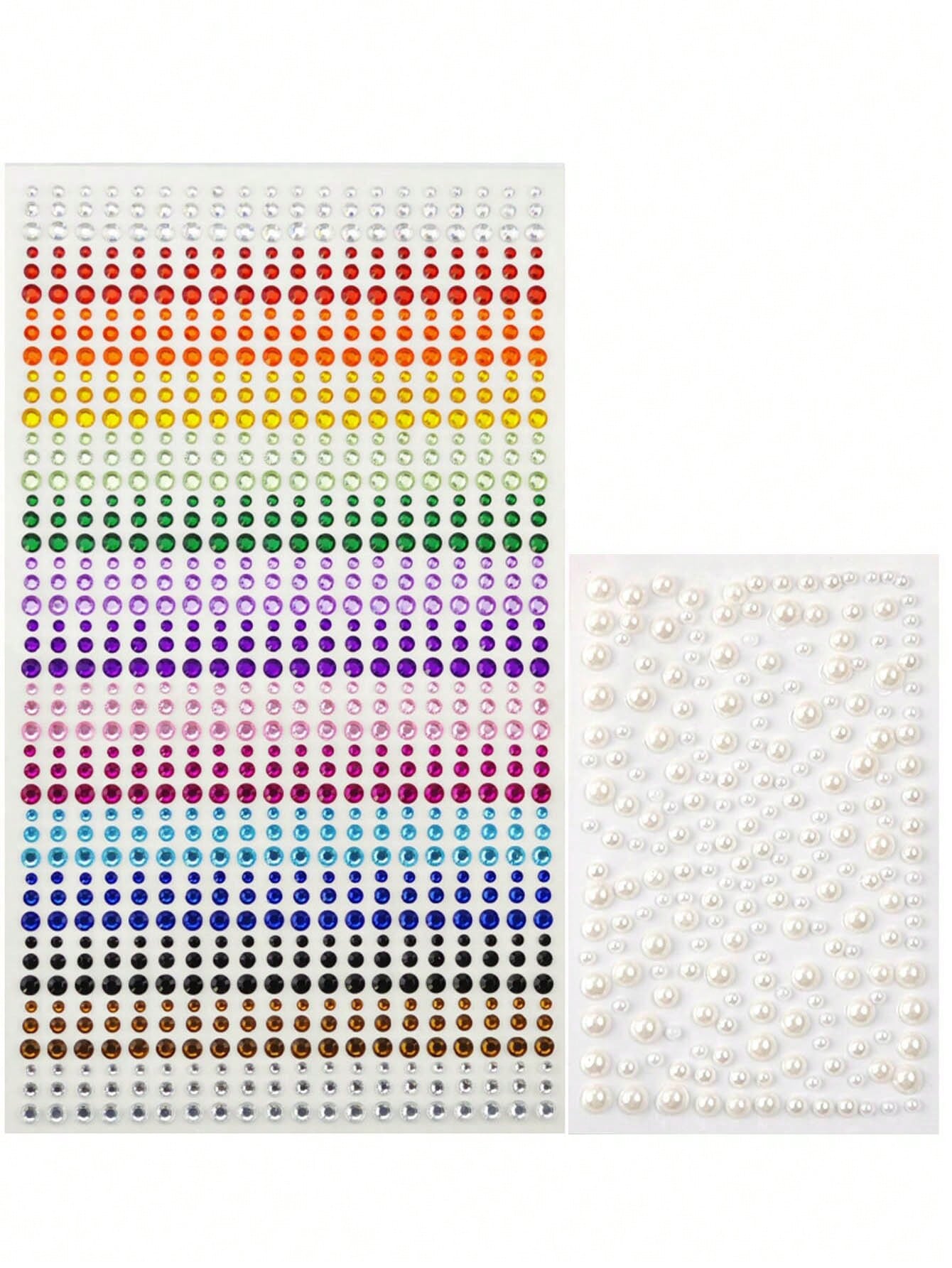 1800pcs/2sheets Rainbow Rhinestone Eye Stickers, DIY Colorful Eye Jewelry Accessories, Suitable For Music Festival, Stage Performance, Face Jewelry And Makeup,Concert Look,Face Gems