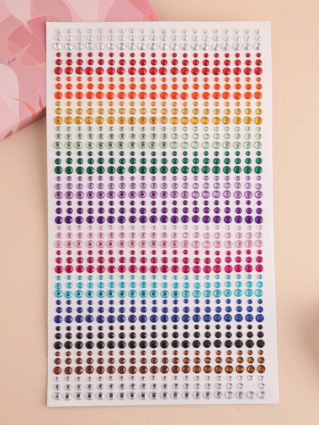 1800pcs/2sheets Rainbow Rhinestone Eye Stickers, DIY Colorful Eye Jewelry Accessories, Suitable For Music Festival, Stage Performance, Face Jewelry And Makeup,Concert Look,Face Gems