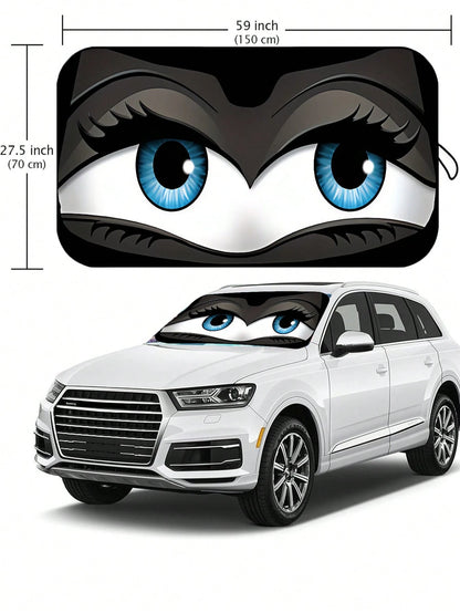 190T Foldable Car Windshield Sun Shade, Keeps Vehicle Cool