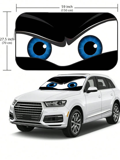 190T Foldable Car Windshield Sun Shade, Keeps Vehicle Cool