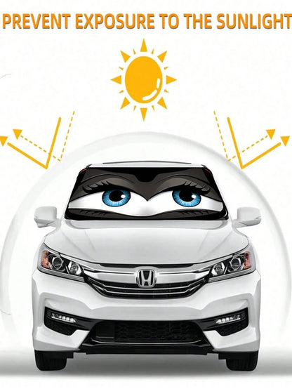 190T Foldable Car Windshield Sun Shade, Keeps Vehicle Cool