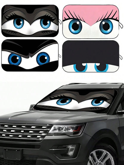 190T Foldable Car Windshield Sun Shade, Keeps Vehicle Cool