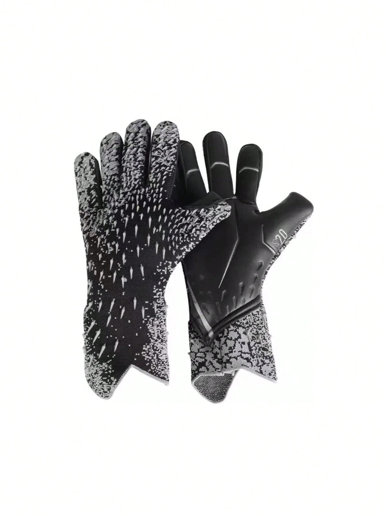 1pair Soccer Goalkeeper Gloves Adult Goalie Finger Protector Anti-Skid Training Wear-Resistant Equipment Football Gloves