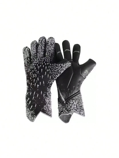 1pair Soccer Goalkeeper Gloves Adult Goalie Finger Protector Anti-Skid Training Wear-Resistant Equipment Football Gloves