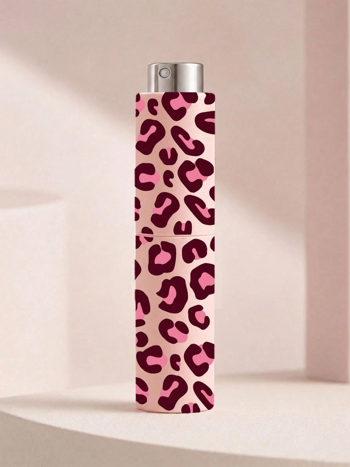1pc 0.34oz/10ml Leopard Print Refillable Perfume Bottle, Reusable, Mini Portable, Suitable For Most Perfume Bottles, Skincare Liquids And Other Liquids, Suitable For Women, Students, Men